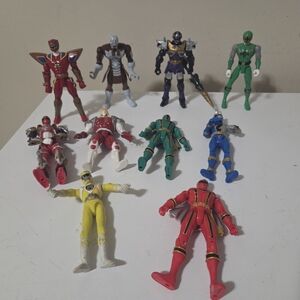 Power Rangers Mixed Collection Lot Of 10